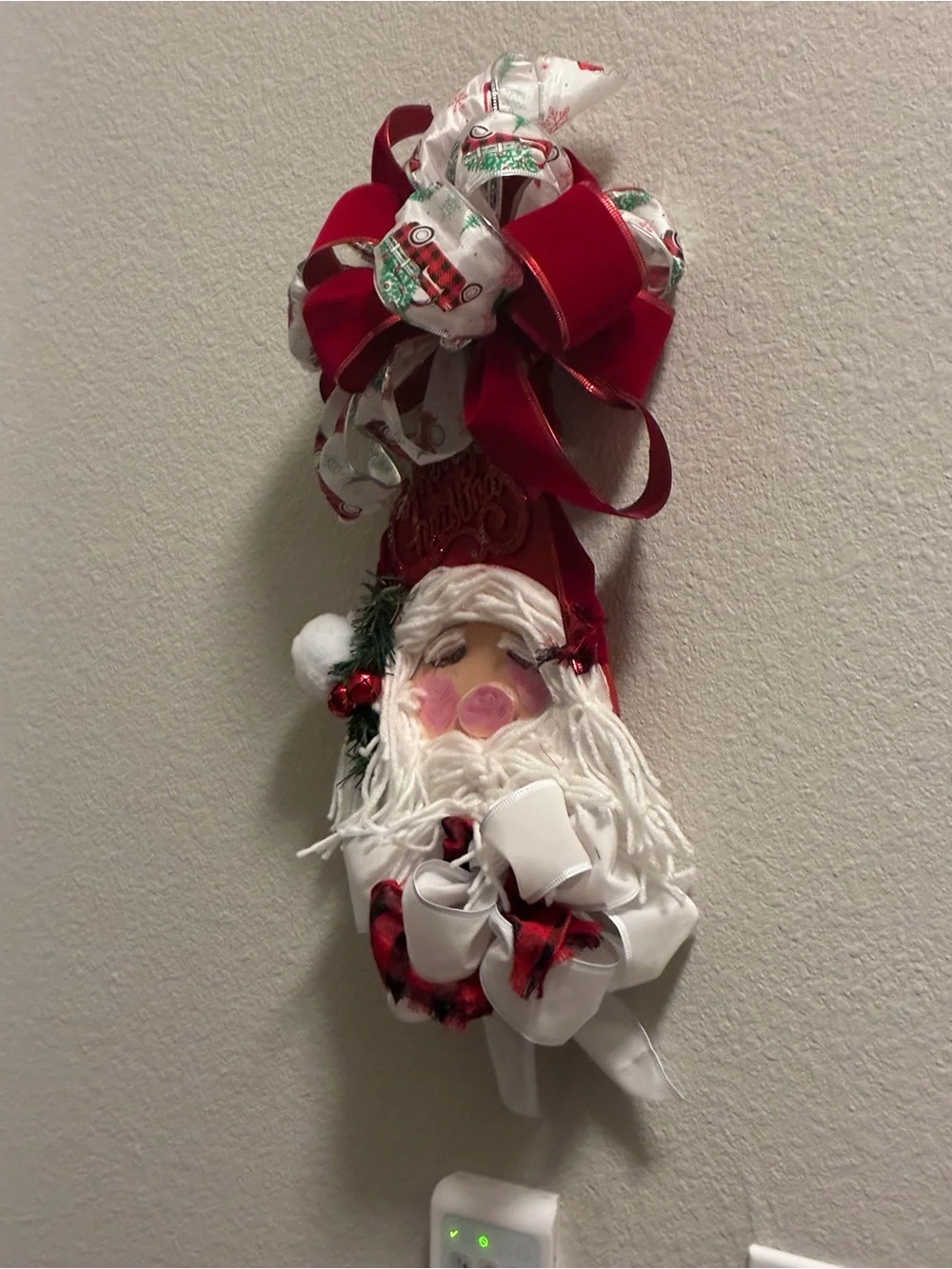 Christmas Santa  Tree, Wall, Door Hanging